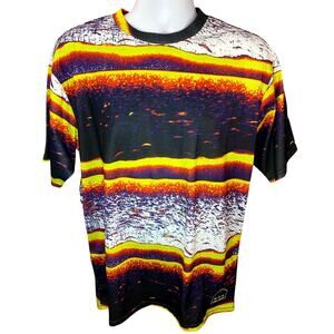 Pelagic Black Label Premium Collection Men’s Sonar Seascape Fish Shirt Large